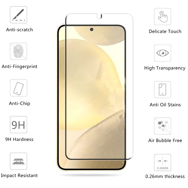 Protection d'écran en verre trempé pour Samsung S24 5G G921 Protection d'écran en verre trempé pour Samsung S24 5G G921